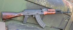 RUSSIAN IZHEVSK AKM RIFLE- IN RANGE