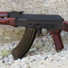 ROMANIAN AK-47 RIFLE W/ RUSSIAN RED FURNITURE