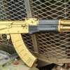 AK47 TROPHY RIFLE-WASR-10 PYRITE GOLD BLACK WIDOW-ELEVENMILE ARMS